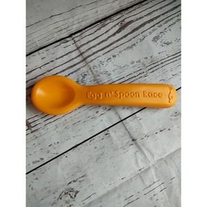 Egg 'N Spoon Race game, 2001, International Playthings Replacement Orange Spoon